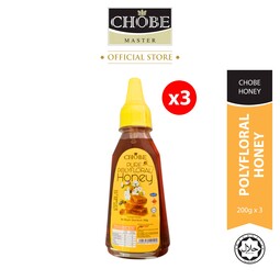 CHOBE Pure Polyfloral Honey (200g x 3)