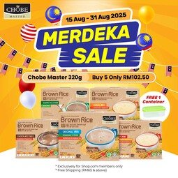 [Merdeka Sales] Buy 5 Chobe Master, Free 1 Container