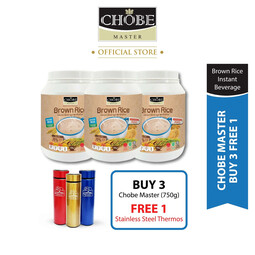 [Chobe Master 750G Bundle Package] Buy 3 Chobe Master Original 750G (Free 1 Stainless Steel Thermos)