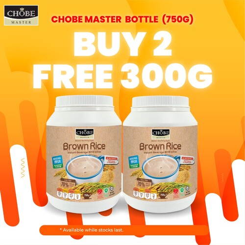 CHOBE MASTER - Original No Added Sugar (750g) Buy 2 Bottles Free 300G