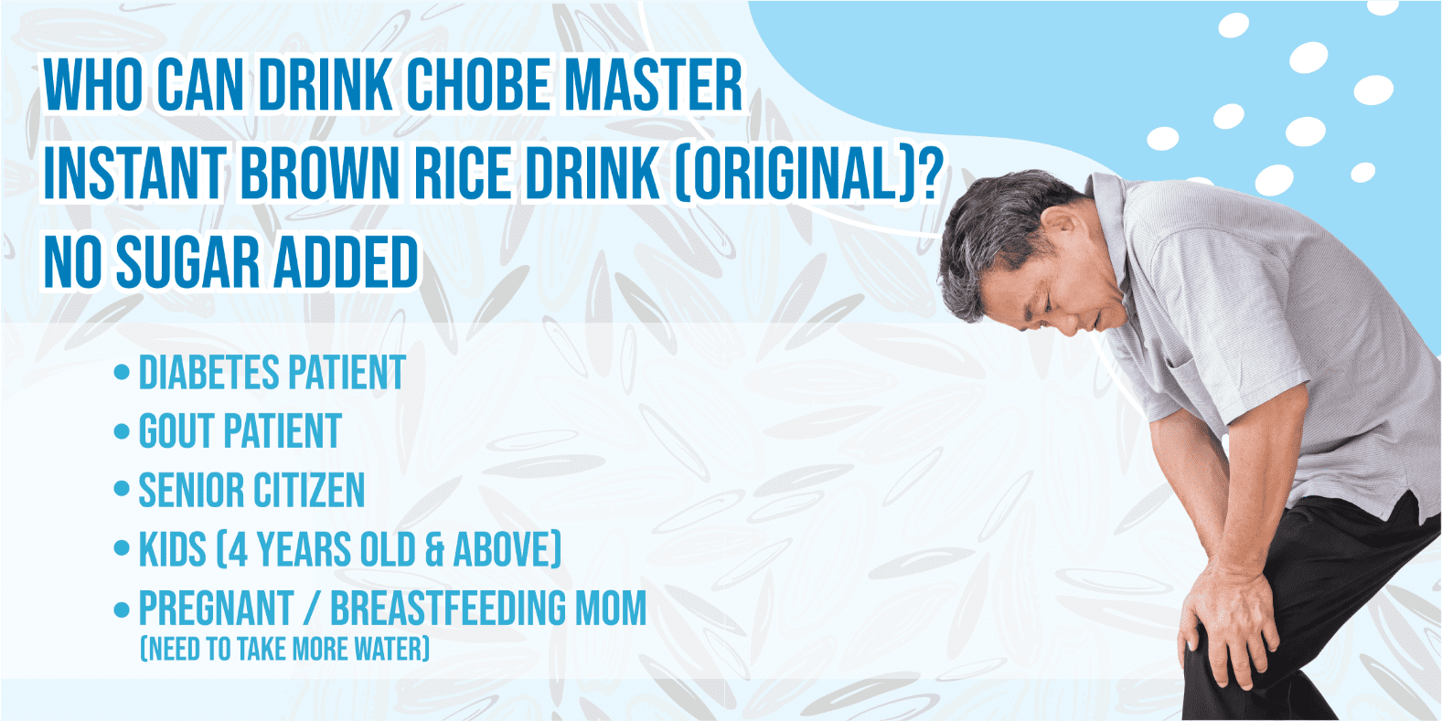 Who can drink Chobe Master Instant Brown Rice Drink Original